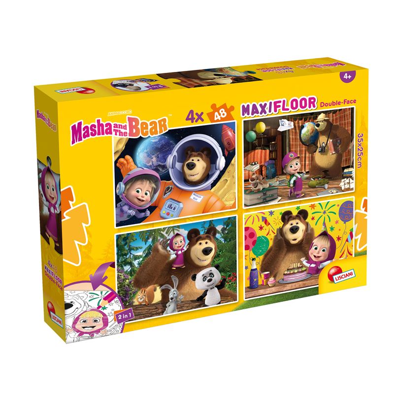LIS: Masha puzzle DF maxi floor 4x48