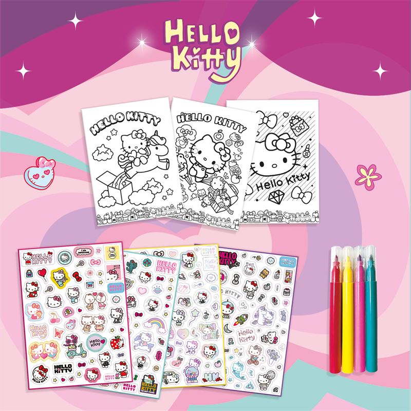 LIS: Hello Kitty bojanje super naljepnice display 12