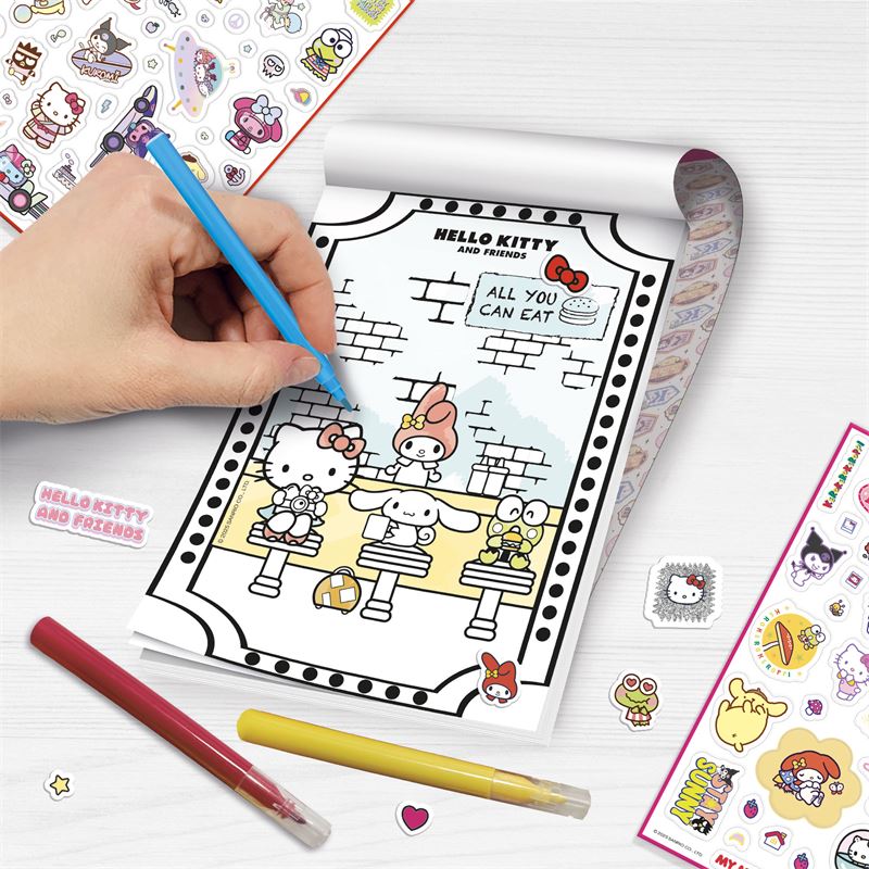 LIS: Hello Kitty i prijatelji bojanje super naljepnice