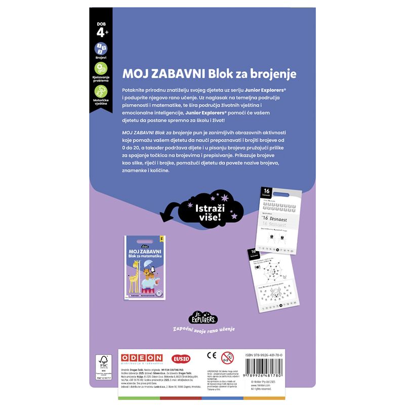 ODE: Moj zabavni blok za brojanje