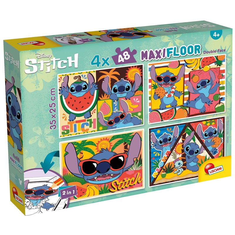 LIS: Disney puzzle df maxifloor 4x48 Lilo & Stitch