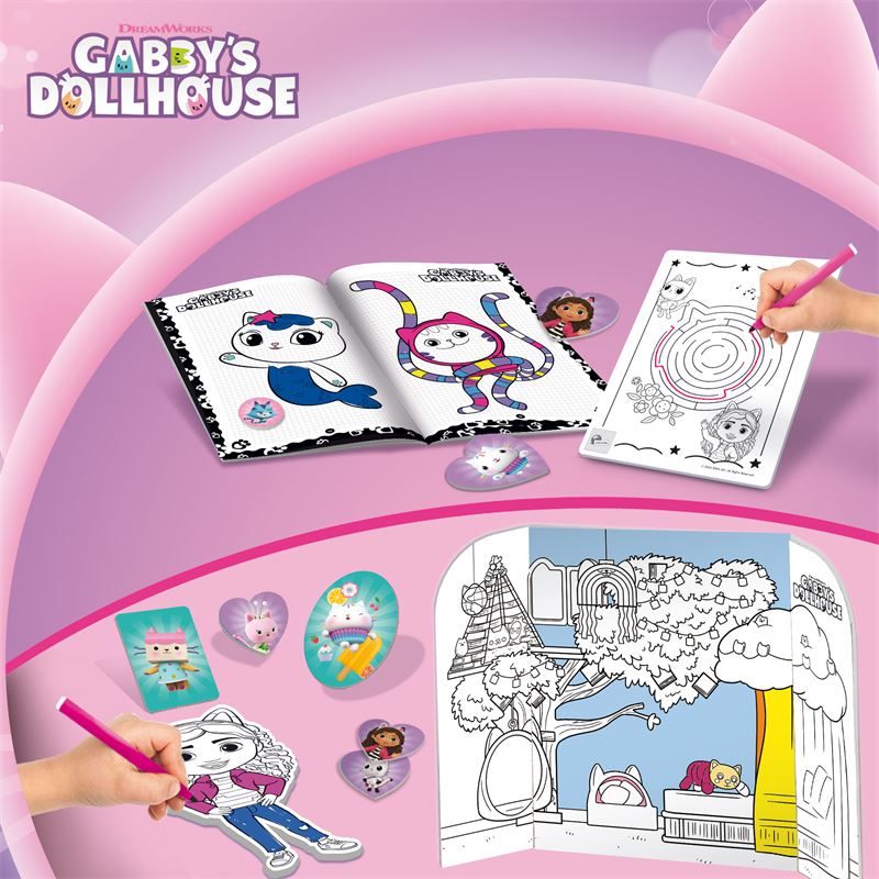 LIS: Gabby's Dollhouse škola bojanja i crtanja u ruksaku