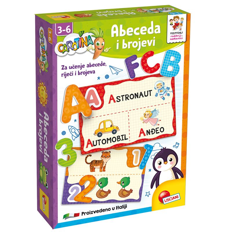 LIS: Carotina abeceda i brojevi