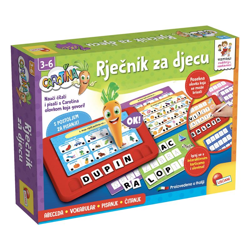 LIS: Carotina olovka koja govori - Rječnik za djecu