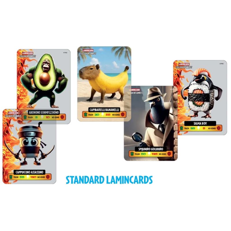 BRT: Lamincard Italian Brainrot - Kartice
