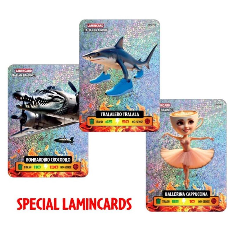 BRT: Lamincard Italian Brainrot - Kartice