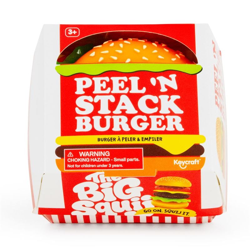KC: The big squij peel & stack burger igračka