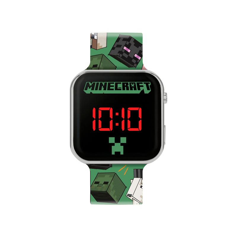 PHG: Minecraft character printed led watch