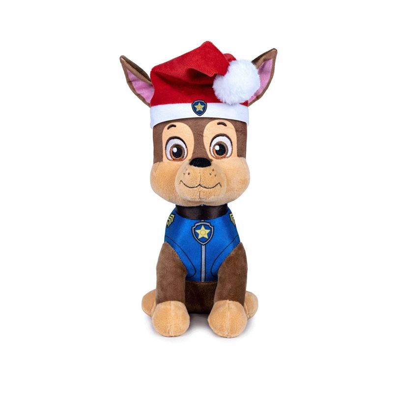 PBP: Paw Patrol Chase Božićna plišana igračka 27 cm