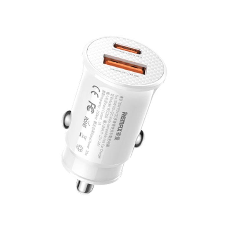 Remax siya 30w pd+qc multi compatible fast car charger RCC 358