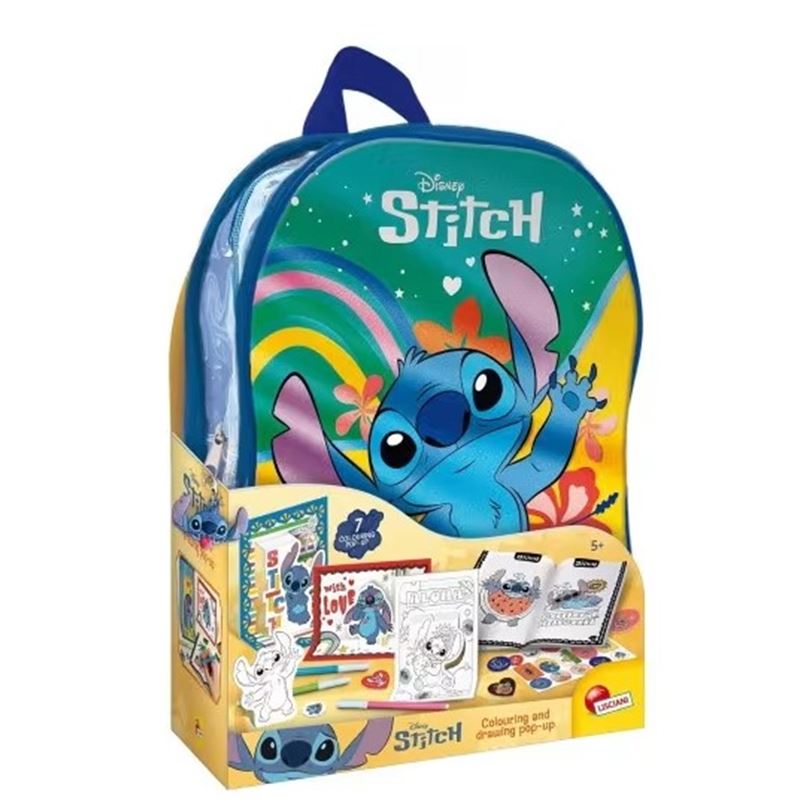 LIS: Stitch škola bojanja i crtanja pop-up u ruksaku