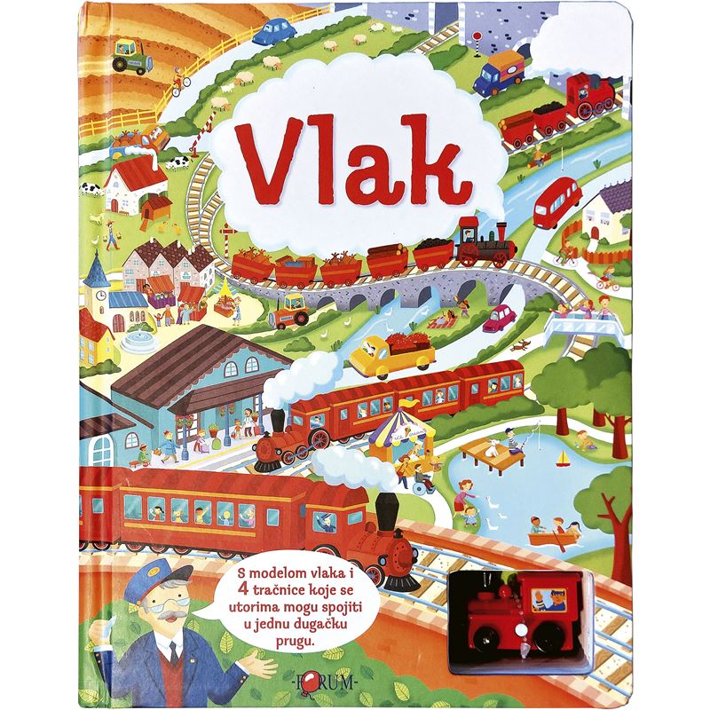 FOR: Vlak-luksuzna knjiga s igračkom