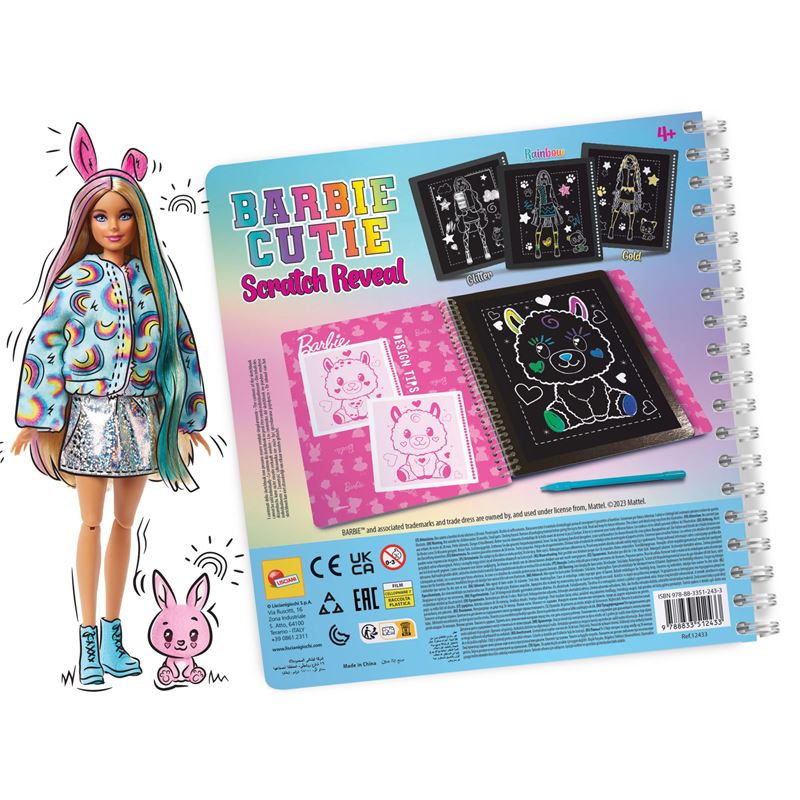 Barbie scratch book-otkrij svoje modele