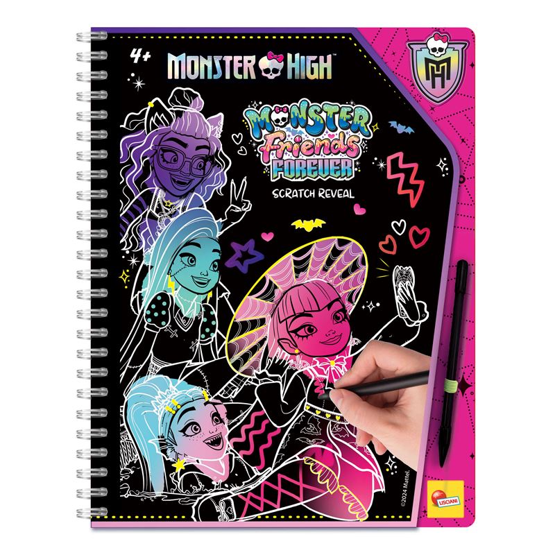 Monster High knjiga za crtanje čudovišni prijatelji zauvijek