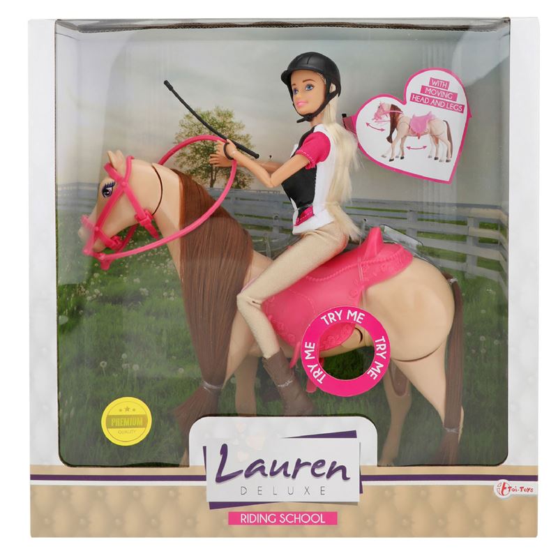 Lauren tinejdžerska lutka na trkaćem konju