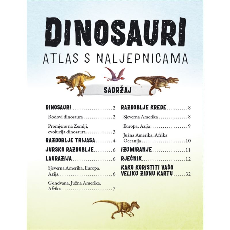 Dinosauri - Atlas s naljepnicama