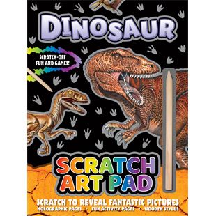 Dinosauri Scratch art pad