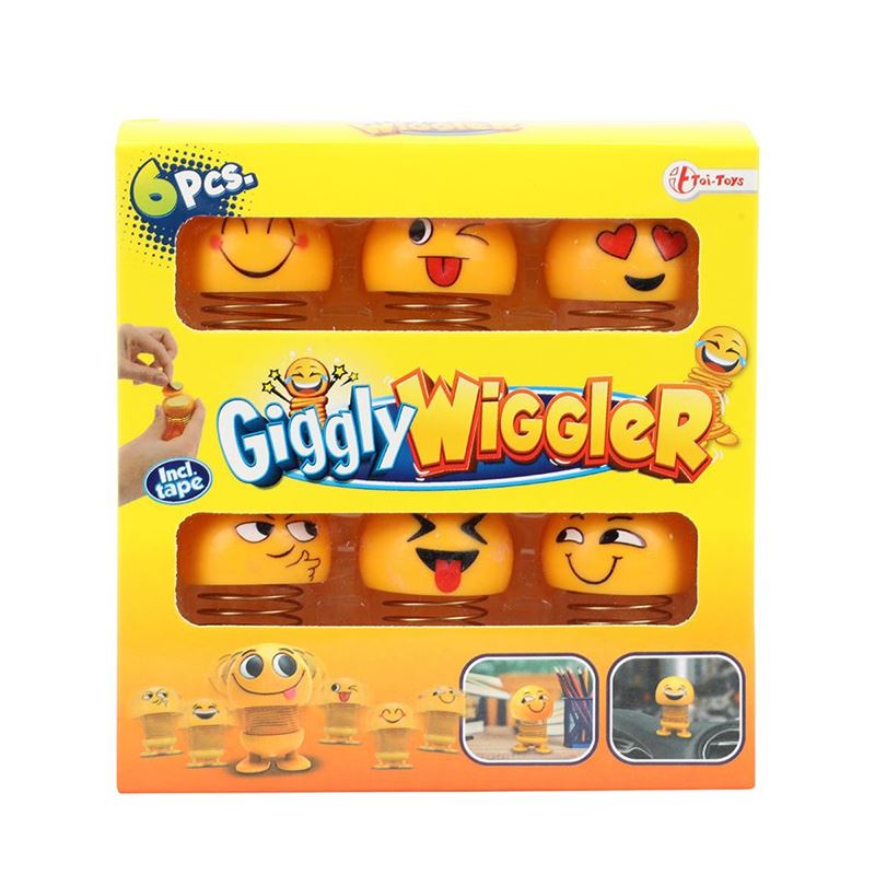 Funny wiggler smiley (fidget)-small 6p in carton