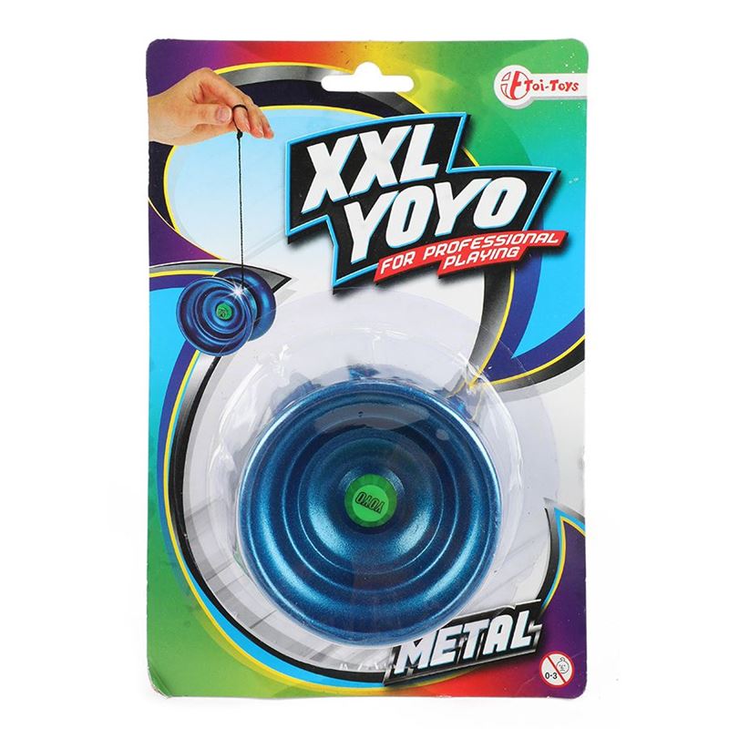 Metal yo-yo xxl on card 4ASS