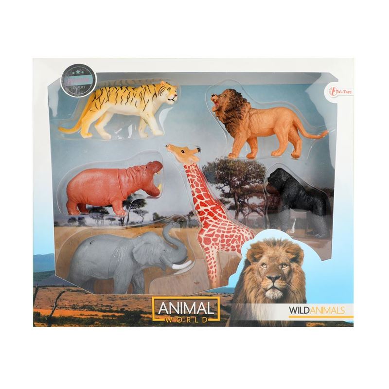 Animal world set divlje životinje 6/1