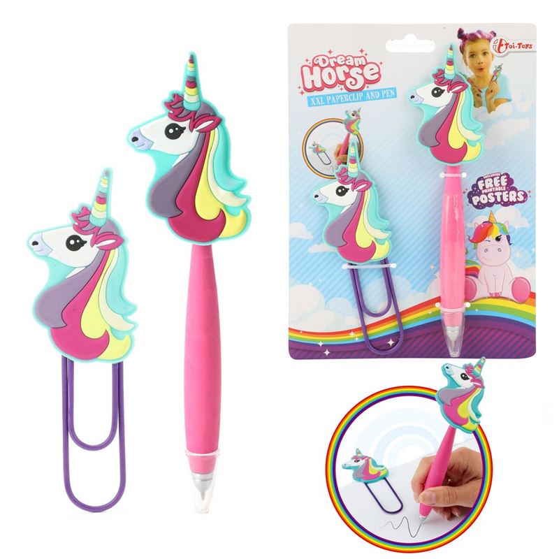 Dream horse mega papirni blok s olovkom Unicorn