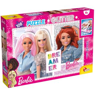 Barbie glitter puzzle 108-Najbolji prijatelji zauvijek!