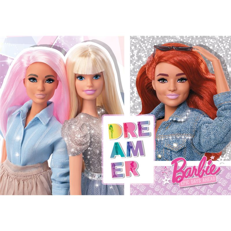 Barbie glitter puzzle 108-Najbolji prijatelji zauvijek!