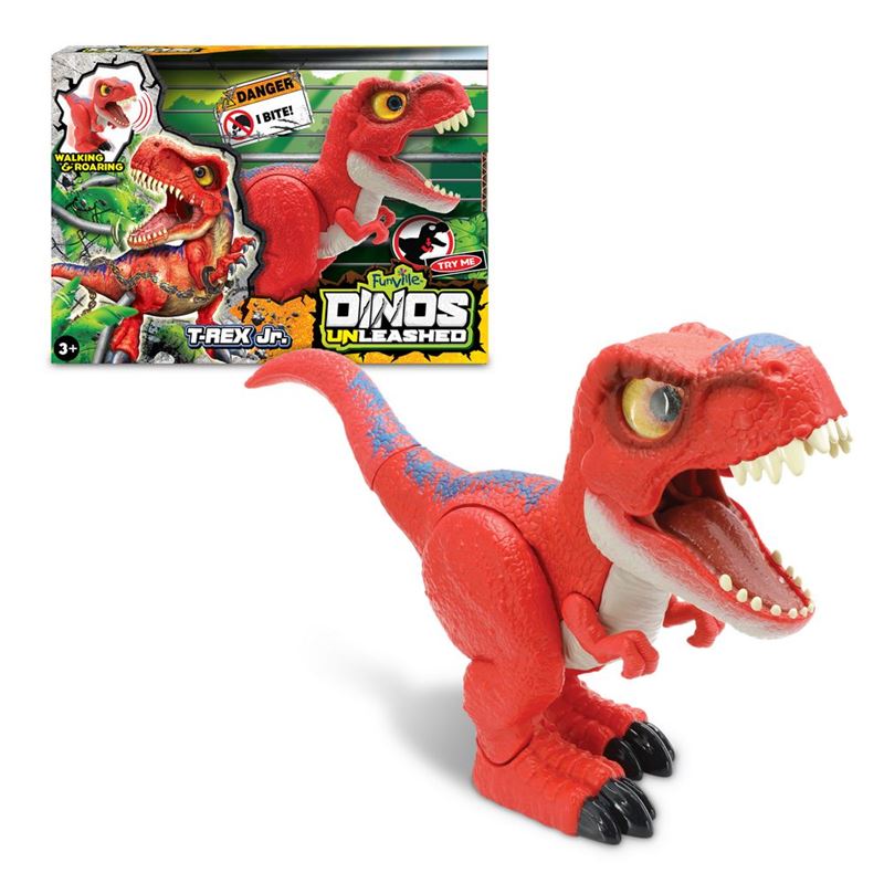 DINO: Dinos unleashed- Walking & roaring T-rex jr. pomična figura