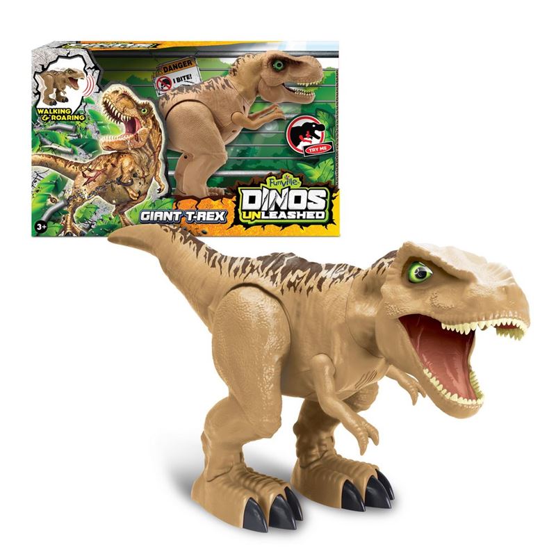 DINO: Dinos unleashed-Walking & roaring T-rex pomična figura