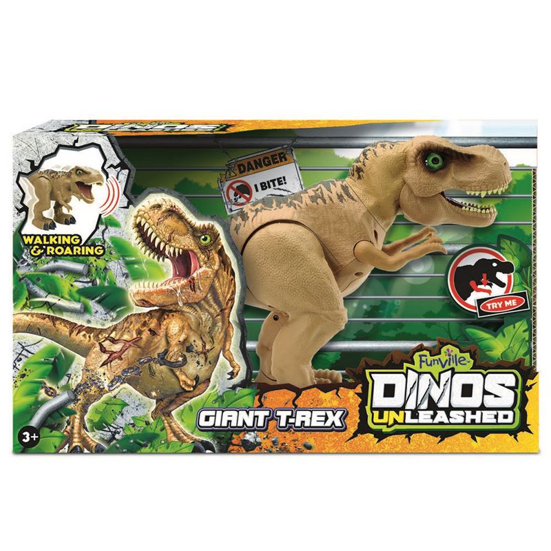 DINO: Dinos unleashed-Walking & roaring T-rex pomična figura