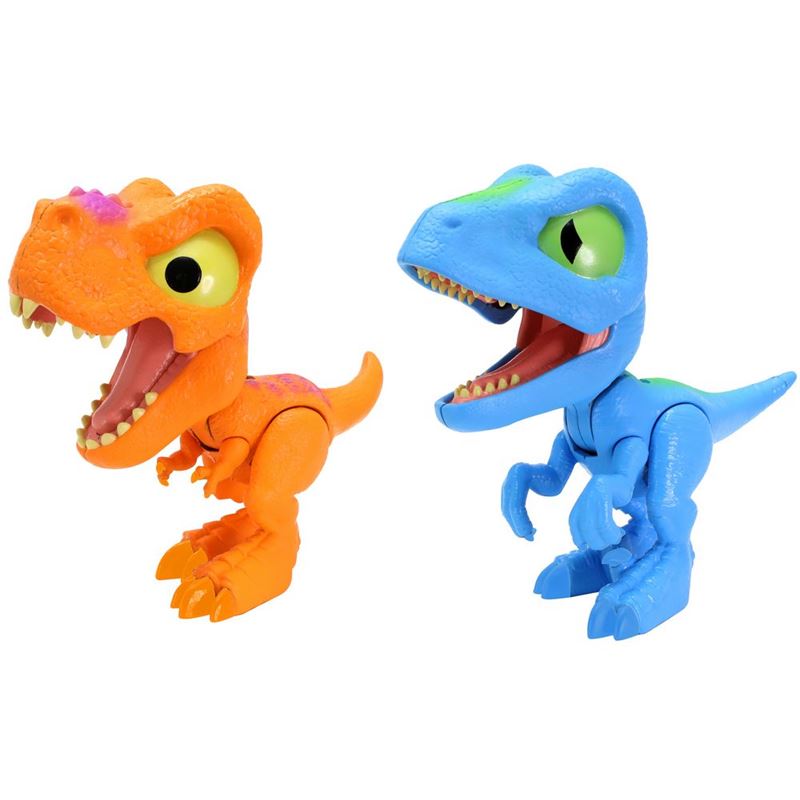 DINO: Dinos unleshed - T-rex i raptor 2pk pomične figure