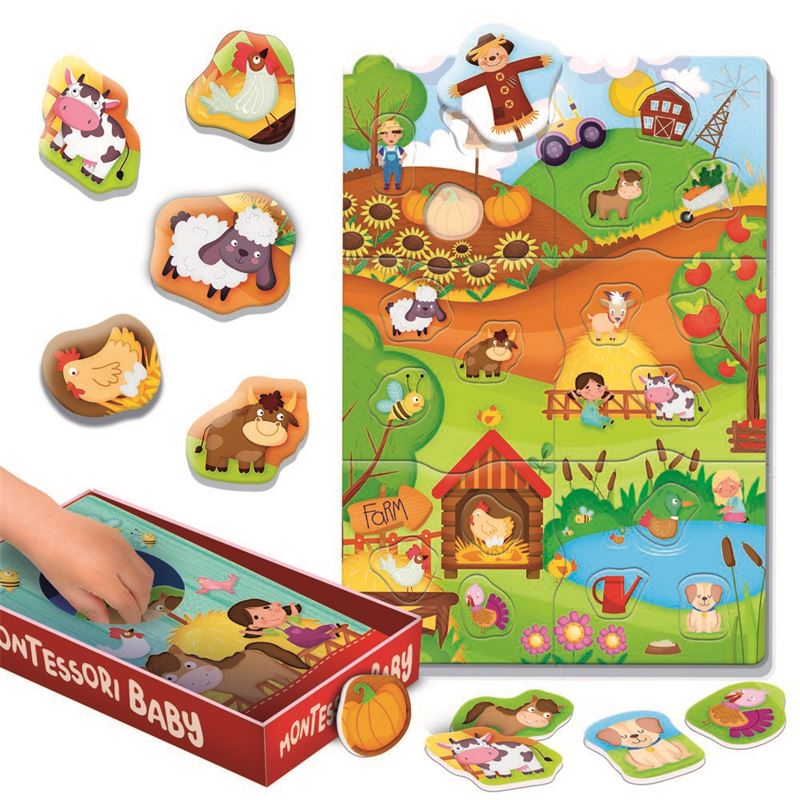 Montessori Baby - kutija farma