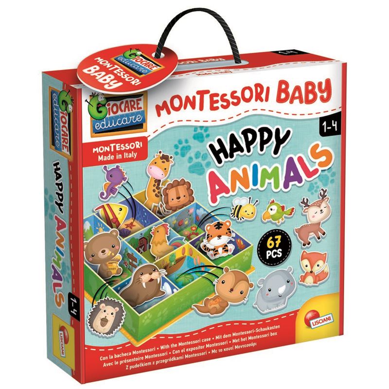 Montessori baby kutija - Vesele životinje