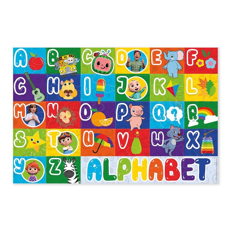 Cocomelon velike puzzle abeceda