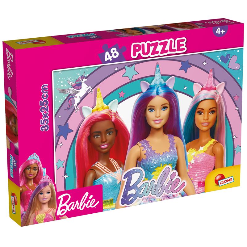 Barbie puzzle M - plus 48 Magični Unicorn