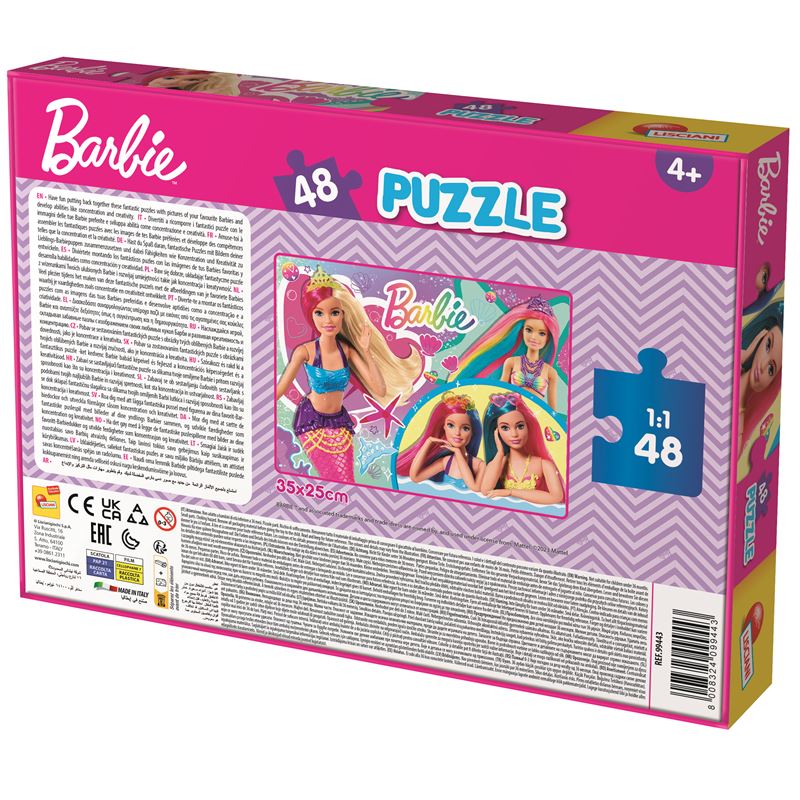 Barbie puzzle M-plus 48 - Feeling magical