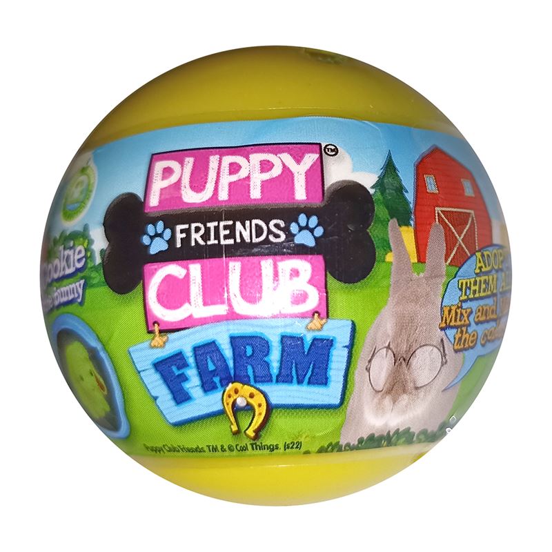 CT: Puppy club farm animals - 50 mm kapsule