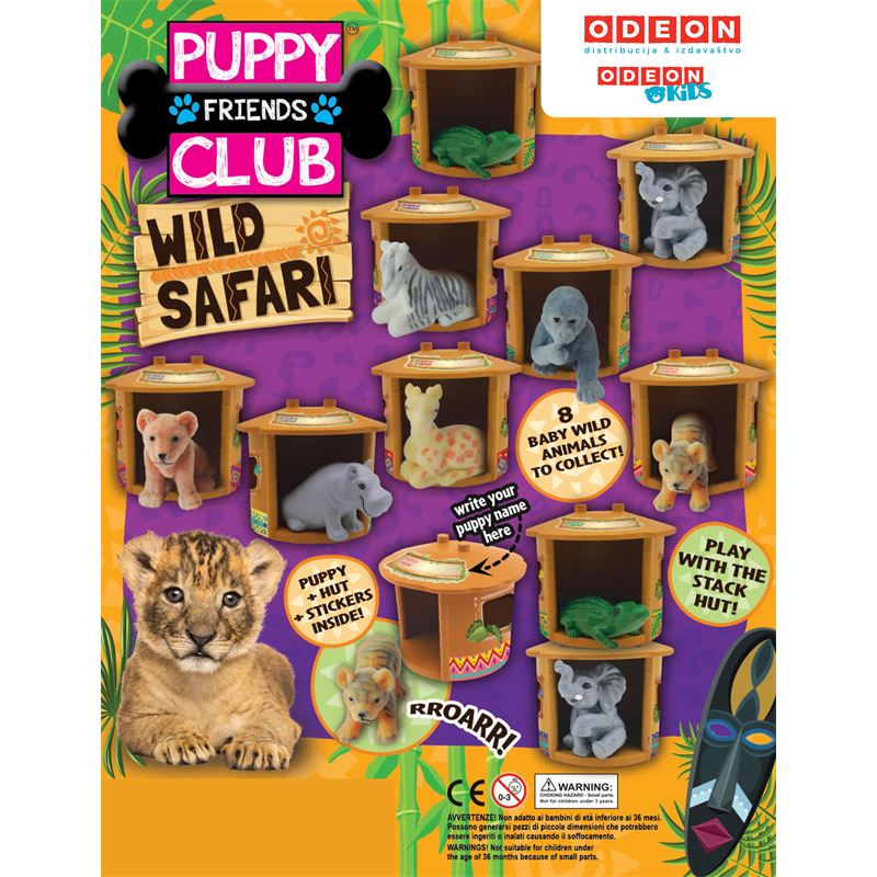 CT: Puppy klub safari - 50 mm kapsule