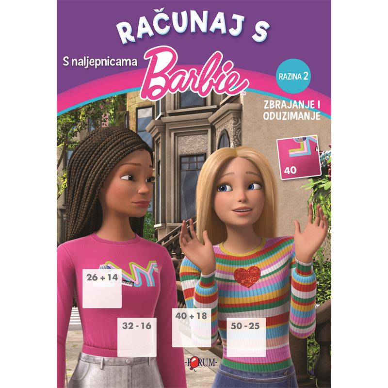 Računaj s Barbie - Razina 2 - Zbrajanje i oduzimanje